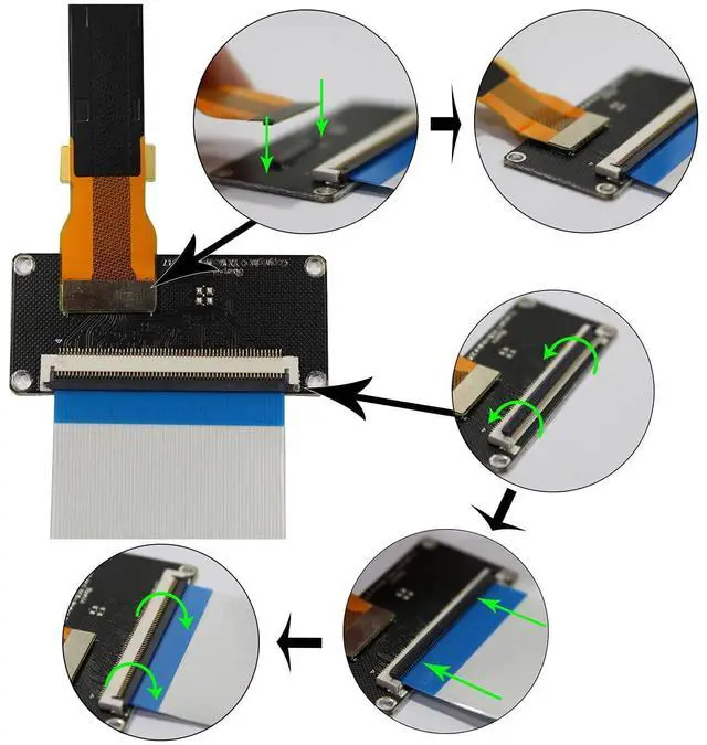 Alt view image 3 of 5 - VSDISPLAY 5.5 Inch 1440x2560 LCD Screen 2K LS055R1SX04 with MIPI LCD Controller Board VS-CXMIPI-V1,Fit for AR/VR/HMD/3D Printing 5.5'' Replacement Display Panel