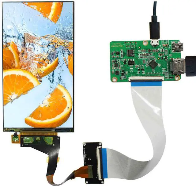 Main image of VSDISPLAY 5.5 Inch 1440x2560 LCD Screen 2K LS055R1SX04 with MIPI LCD Controller Board VS-CXMIPI-V1,Fit for AR/VR/HMD/3D Printing 5.5'' Replacement Display Panel
