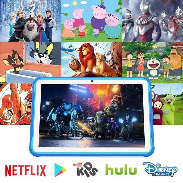 Alt view image 2 of 5 - okulaku Kids Tablet 10.1 inch Tablet for Kids with 32GB Storage, Parent Control, Education APP Preinstalled, WiFi,Dual Camera & YouTube