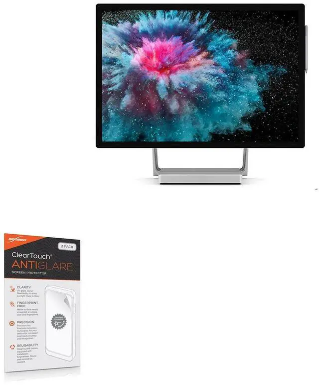 Main image of BoxWave Screen Protector Compatible with Microsoft Surface Studio 2 - ClearTouch Anti-Glare (2-Pack), Anti-Fingerprint Matte Film Skin
