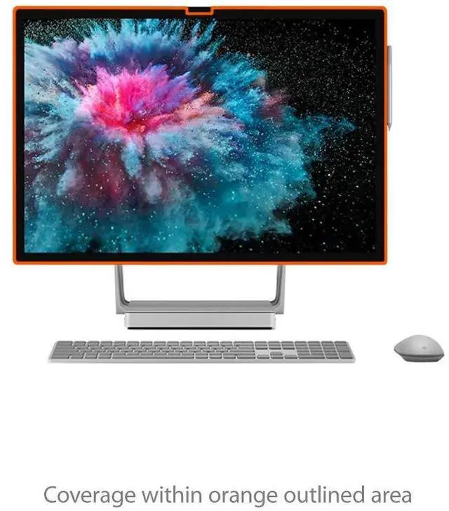 Alt view image 3 of 5 - BoxWave Screen Protector Compatible with Microsoft Surface Studio 2 - ClearTouch Anti-Glare (2-Pack), Anti-Fingerprint Matte Film Skin