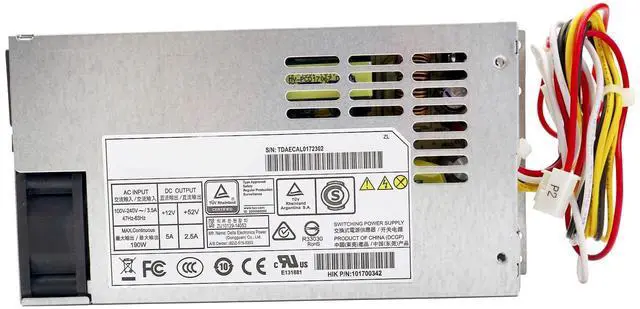 Alt view image 3 of 5 - Power Supply DPS-200PB-185A 190W Replacement for Delta AC 100-240V 3.5A 47-63HZ