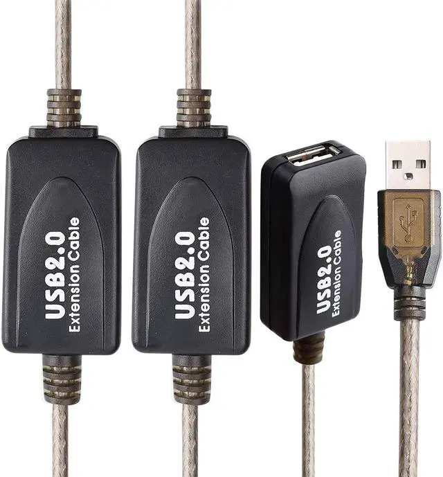 Alt view image 3 of 5 - LDKCOK USB 2.0 Type A Male to A Female Active Repeater Extension Cable 130ft, High Speed 480 Mbps