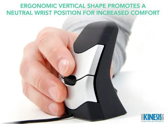 Alt view image 2 of 5 - DXT Ergonomic Vertical Mouse for Left and Right Hand PD7DXT 2