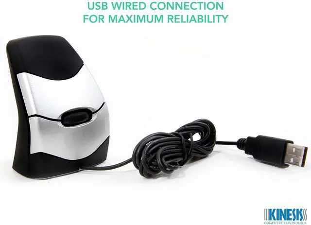 Alt view image 4 of 5 - DXT Ergonomic Vertical Mouse for Left and Right Hand PD7DXT 2