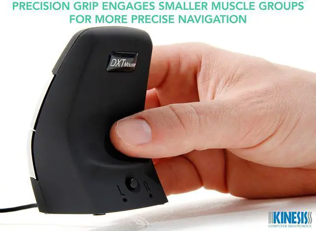 Alt view image 3 of 5 - DXT Ergonomic Vertical Mouse for Left and Right Hand PD7DXT 2