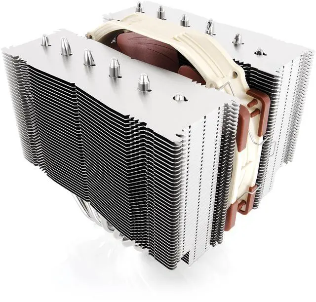 Alt view image 3 of 5 - Noctua NH-D15S 140mm CPU Cooler, 16cm, 65CFM, 1500RPM, 24.6dB, Compatible with Intel LGA1851, LGA1700, LGA1200, LGA115x and AMD AM5 & AM4