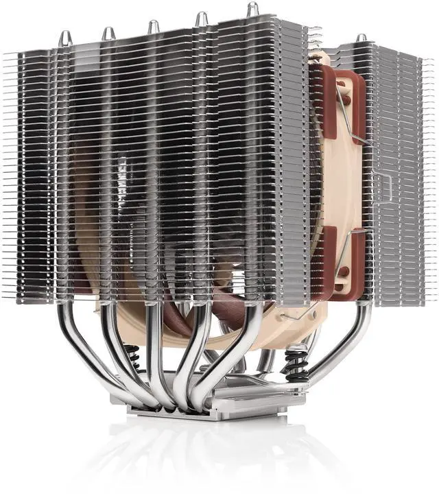 Main image of Noctua NH-D12L, Low-Height Dual-Tower CPU Cooler (120mm, Brown)