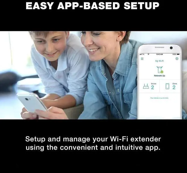 Alt view image 2 of 5 - D-Link AX1800 Mesh Wi-Fi 6 Range Extender- Cover up to 2600 sq.ft- Dual Band, MU-MIMO, Mesh, WPA3, Booster, Repeater, Access Point, Extend Wi-Fi in Your Home, Gigabit Port, Easy App Setup, (DAP-X1870)