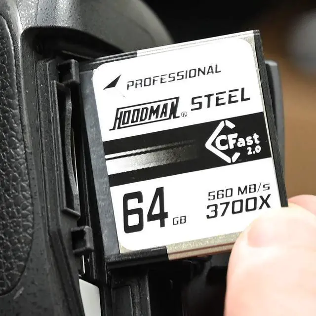 Alt view image 3 of 3 - Hoodman 64GB CFast 2.0 Steel Memory Card
