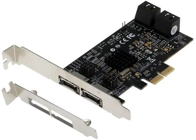 Main image of SEDNA - 4 Port PCI Express 2.0 SATA III 6Gbps RAID Controller Card (RAID 0/1/10) with HyperDuo SSD Tiering