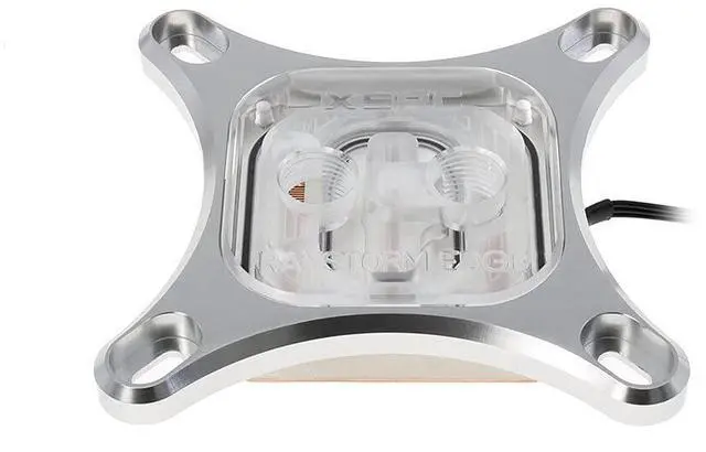 Alt view image 3 of 5 - XSPC RayStorm Edge CPU Water Block, Intel, Addessable RGB, Silver