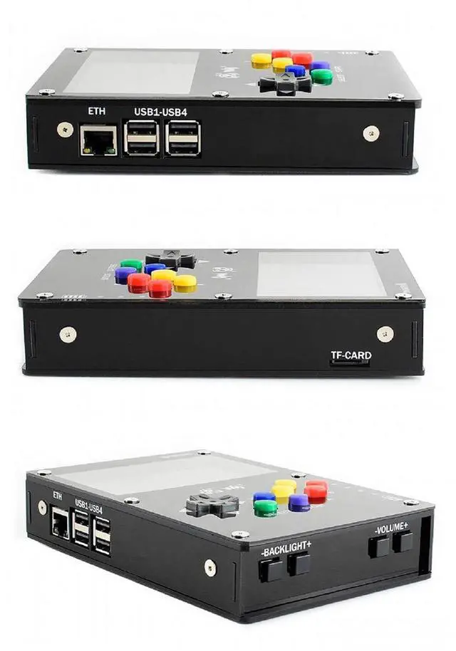 Alt view image 3 of 5 - GamePi43 Accessories Kit for Raspberry Pi 4B/3B+/3B/2B/B+ Portable Retro Video Handheld Game Console with 4.3inch IPS Display 800x480 Pixel 60 fps Smooth Gaming Experience Speaker Earphone Jack