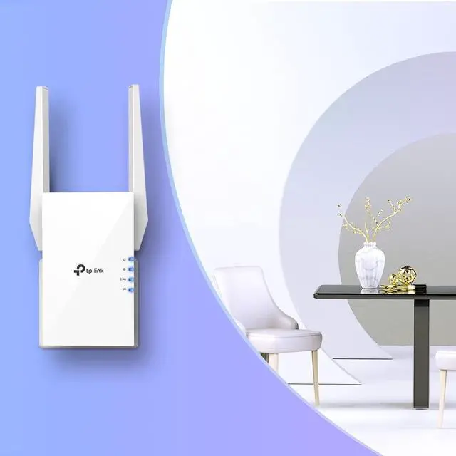 Alt view image 2 of 3 - TP-Link AX1500 WiFi Extender Internet Booster, WiFi 6 Range Extender Covers up to 1500 sq.ft and 25 Devices,Dual Band up to 1.5Gbps Speed, AP Mode w/Gigabit Port, APP Setup, OneMesh Compatible(RE505X)