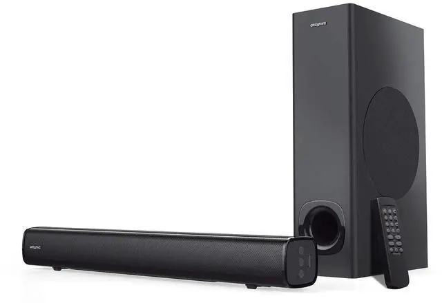 Main image of Creative Stage 2.1 Channel Under-Monitor Soundbar with Subwoofer for TV, Computers, and Ultrawide Monitors, Bluetooth/Optical Input/TV ARC/AUX-in, Remote Control and Wall Mounting Kit