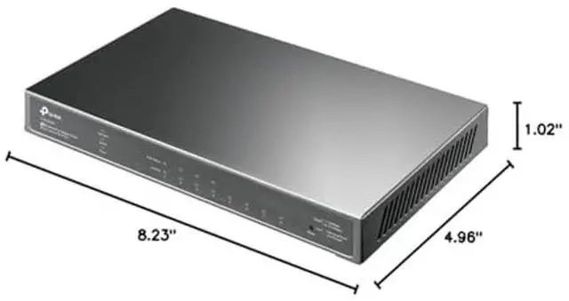 Alt view image 5 of 5 - TP-Link TL-SG2008P | Jetstream 8 Port Gigabit Smart Managed PoE Switch | 4 PoE+ Port @62W | Support Omada SDN | PoE Recovery | IPv6 | Static Routing | L2/L3/L4 QoS | 5 Year Manufacturer Warranty