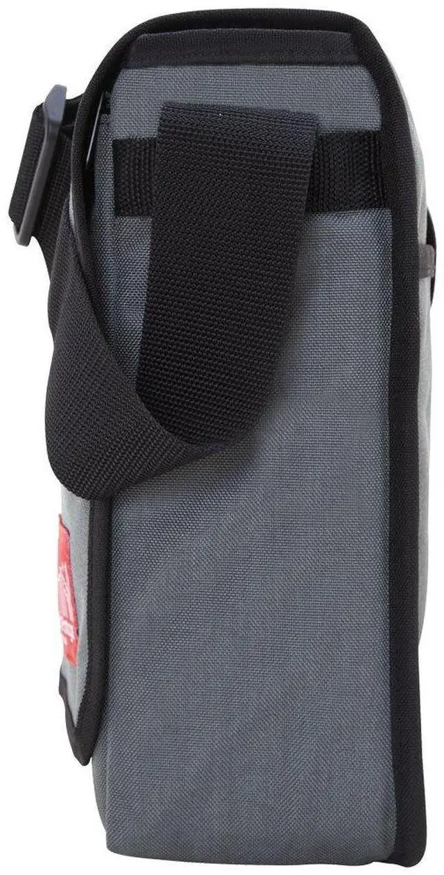 Alt view image 5 of 5 - Manhattan Portage Deluxe Computer Bag 13 Inch Padded Laptop Sleeve Spacious Compartment Attach To Rolling Luggage Water Resistant Cordura (Grey)