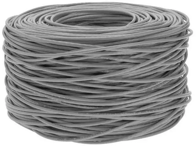 Alt view image 3 of 3 - Satmaximum CAT6 1000ft UTP Gray Ethernet Solid Cable 550Mhz LAN Cable 23AWG RJ45 Network Wire Bulk (Gray)