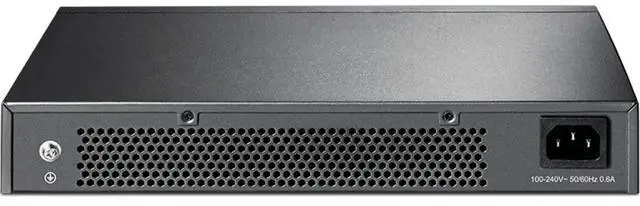 Alt view image 5 of 5 - TP-Link TL-SG1024 | 24 Port Gigabit Ethernet Switch | Plug and Play | Sturdy Metal w/Shielded Ports | Rackmount | Fanless | 3 Year Manufacturer Warranty | Unmanaged, BLACK