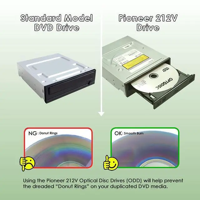 Alt view image 5 of 5 - Digital Pioneer BDR-212V 16X Blu-ray DVD CD Internal Burner Drive Bundle with 6X 25GB AZO LTH BD-R 50 Discs + Software + Cable + Mounting Screws