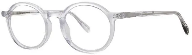 Main image of Scojo New York Bond Street Reading Glasses, Handmade Scratch Resistant Readers for Women and Men, Crystal - 2.75x