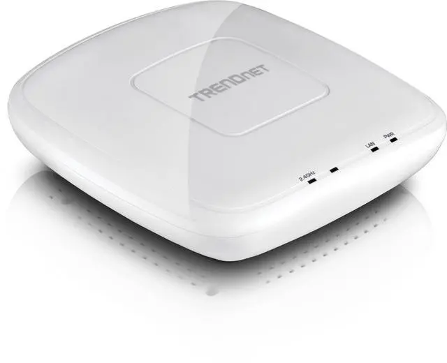 Main image of TRENDnet N300 Wireless PoE Access Point with Software Controller, Gigabit, AP, Client, 802.3af, NDAA & TAA Compliant,TEW-755AP