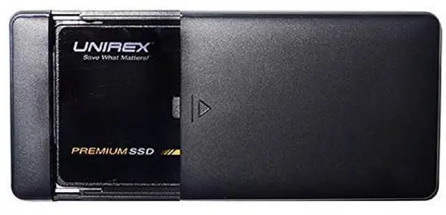 Alt view image 2 of 5 - Unirex 480GB Portable External SSD SATA LLL Solid State Drive 3D TLC/QLC
