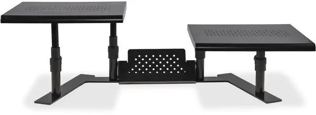 Alt view image 2 of 5 - Allsop 31883 Metal Art ErgoTwin Dual Monitor Stand