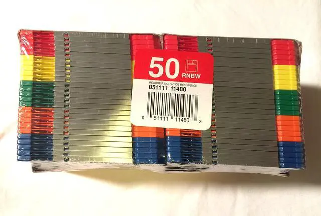 Alt view image 2 of 2 - imation 50 ct Rainbow Diskettes IBM 2HD 1.44MB (Discontinued)