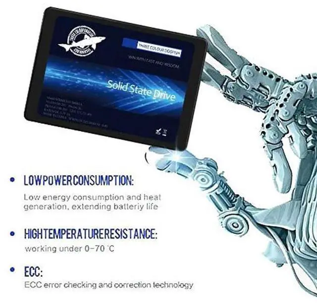 Alt view image 3 of 5 - SSD 2.5 SATA III 64GB Dogfish High Performance Internal Solid State Drive for Desktop Laptop 5 Unit Package Pack [64GB(5 Packs),2.5-SATA3]