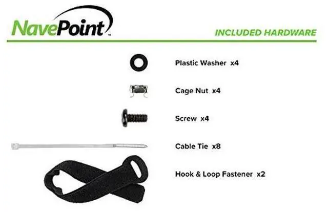 Alt view image 5 of 5 - NavePoint 48-Port CAT6 Patch Panel,2U, Black
