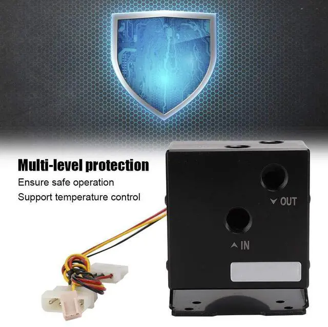 Alt view image 2 of 5 - V BESTLIFE Computer Water Cooling Pump, DC 12V 1.8A Integrated PC Water Pump with Bracket for 1200L / H Flow