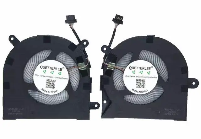 Alt view image 2 of 2 - QUETTERLEE Replacement New Laptop CPU + GPU Cooling Fan for Intel NUC M15 Kit 11 M15 Genuine XPG Xenia Xe Series EG50040S1-CJ20-S9A EG50040S1-CJ10-S9A DC5V 2.50W Fan