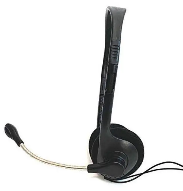 Alt view image 4 of 5 - Soundnetic Bulk Classroom Headphones 10 Pack Disposable Stereo Headsets with Boom Mic & 3.5mm Plug  Ideal for Schools & Testing