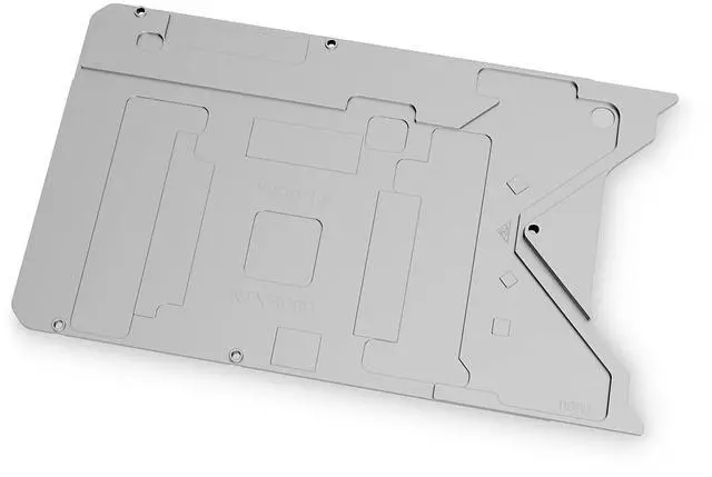 Alt view image 2 of 3 - EKWB EK-Quantum Vector FE RTX 3090 GPU Backplate, Silver