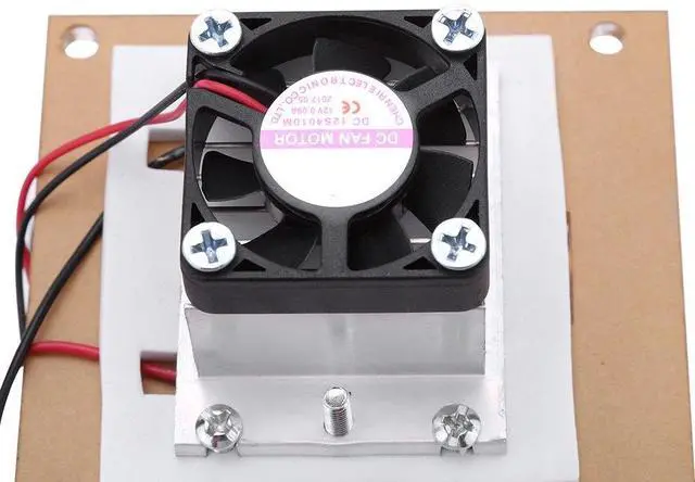 Alt view image 4 of 5 - Cooler, 144 W, 12 V, 15 A, Dual-core semiconductor Cooling air Cooling dehumidifiers 175 × 175 × 96 mm DIY Refrigerator