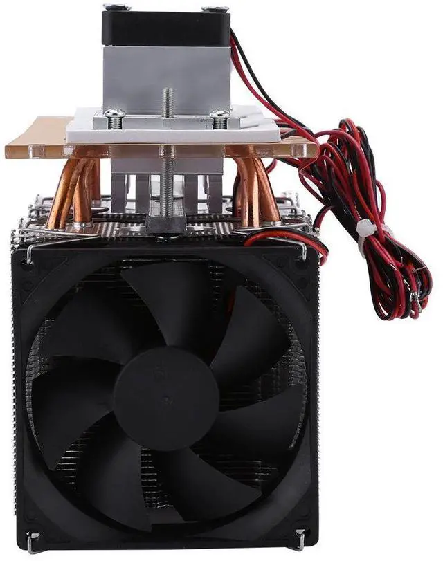 Alt view image 5 of 5 - Cooler, 144 W, 12 V, 15 A, Dual-core semiconductor Cooling air Cooling dehumidifiers 175 × 175 × 96 mm DIY Refrigerator