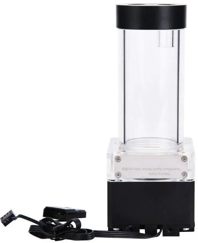 Alt view image 3 of 5 - 800L/H 8W 7V Water Cooling Pump with 4 Meters Pump Head & LED Power Indicator G1/4 Thread Fast Heat Dissipation CPU Cooling System (17cm Black)