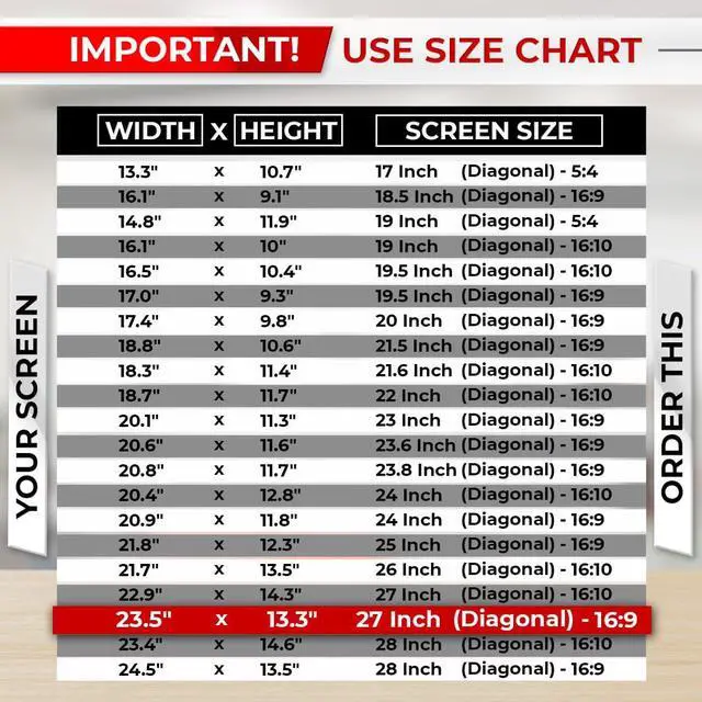 Alt view image 3 of 5 - SightPro 27 Inch 16:9 Computer Privacy Screen Filter for Monitor - Privacy Shield and Anti-Glare Protector