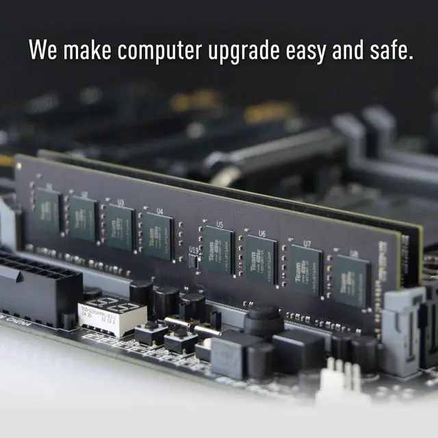Alt view image 2 of 5 - TEAMGROUP Elite DDR4 32GB Kit (2 x 16GB) 3200MHz (PC4-25600) CL22 Unbuffered Non-ECC 1.2V UDIMM 288 Pin PC Computer Desktop Memory Module Ram Upgrade - TED432G3200C22DC01