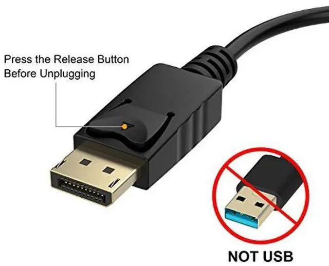 Alt view image 4 of 5 - Moread DisplayPort (DP) to VGA Adapter, 10 Pack, Gold-Plated Display Port to VGA Adapter (Male to Female) Compatible with Computer, Desktop, Laptop, PC, Monitor, Projector, HDTV - Black