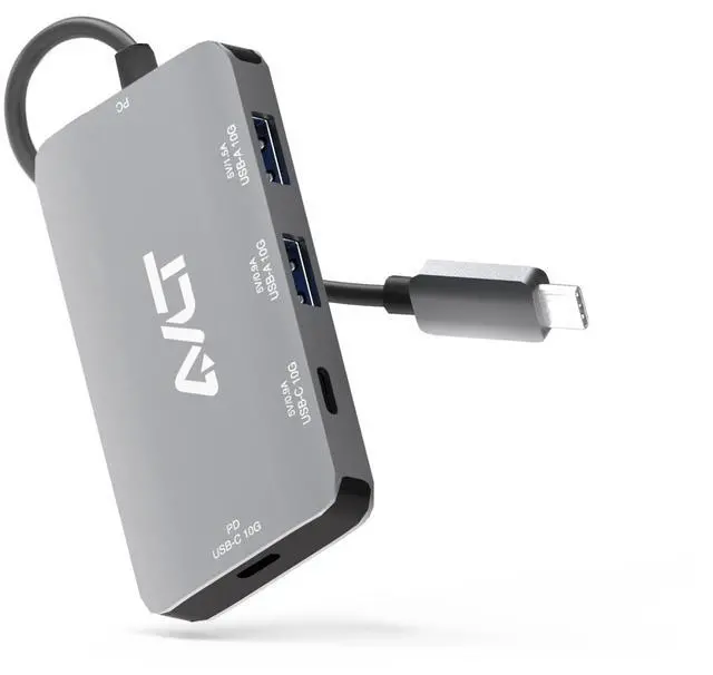 Main image of AVLT 4-Port USB 3.1 Gen 2 Type C 10G Hub with 85W PD Charging - Portable Multiport Adapter  Fast Data Transfer and Charging for MacBook, Laptop, PC, iPad (Does NOT Support USB-C Monitor)