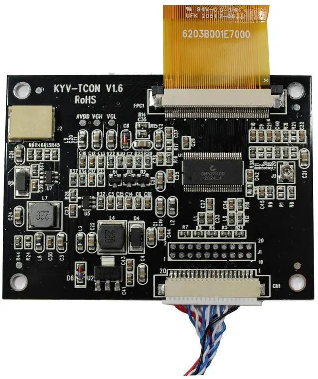 Alt view image 4 of 5 - VSDISPLAY 5" ZJ050NA-08C 5 inch 640X480 LCD Screen Work with LCD Controller Driver Board VS-N5V3.1 AT050TN22 Replacement Screen