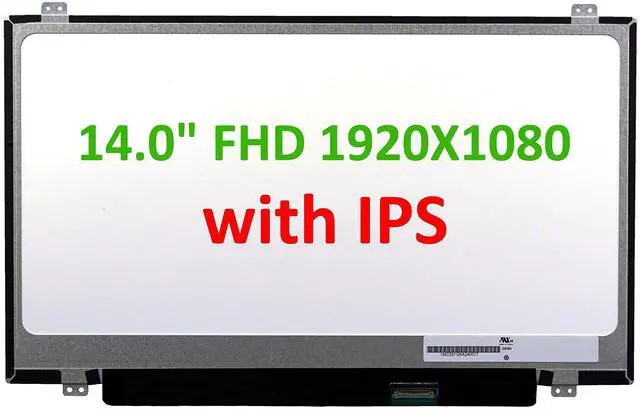 Alt view image 3 of 5 - FULLCOM New 14.0 inch Screen Compatible with LP140WF6(SP)(B1)/LP140WF6(SP)(B2)/LP140WF6(SP)(B4)/N140HCE-EAA/N140HCA-EAB,PN 5D10H34771 IPS