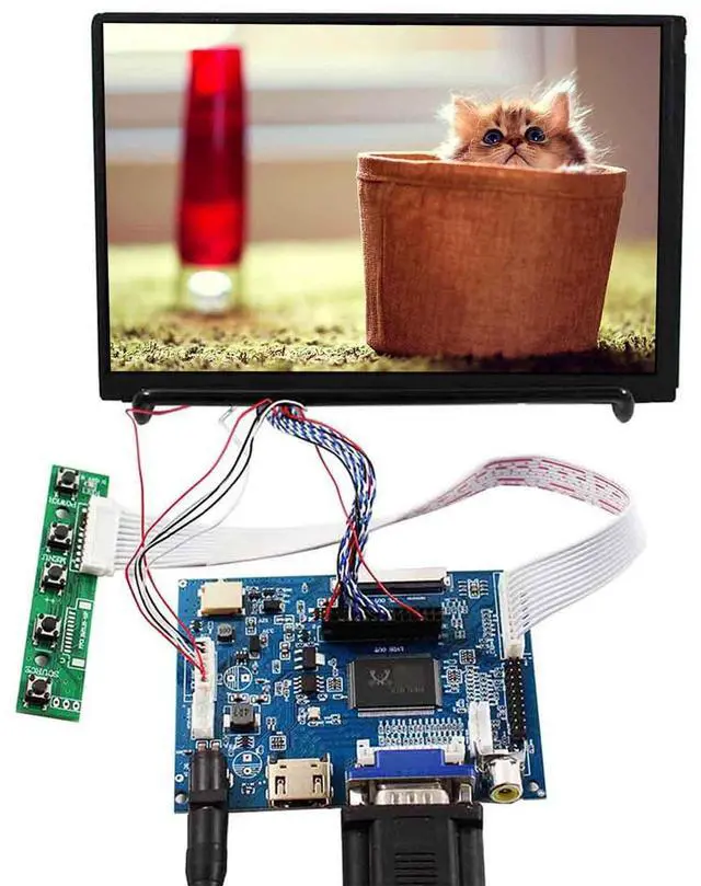 Main image of VSDISPLAY 7" 7 Inch 1280X800 IPS LCD Screen N070ICG-LD1 with VGA 2AV LCD Controller Board