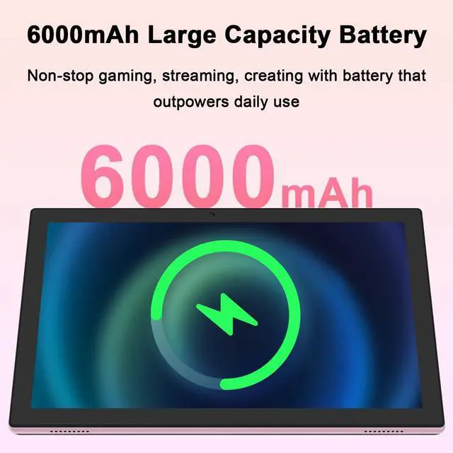 Alt view image 4 of 5 - YQSAVIOR 10" Android 14 Tablet - 8GB RAM, 64GB ROM & 1TB Expandable, 2+8MP Dual Camera, WiFi, Bluetooth, 1280x800 IPS Touch Screen, 6000mAh Battery, GMS Certified - Pink