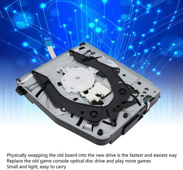 Alt view image 3 of 5 - Hilitand DVD-ray Drive for PS4 Pro Internal Disc Drive Replacement, 8X DVD, ABS+Metal, PCIe x4, Portable Design
