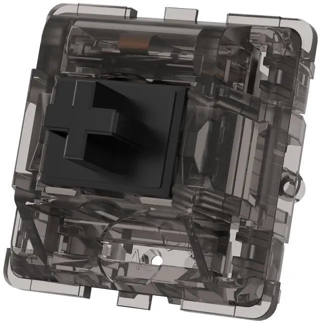 Alt view image 3 of 5 - DUROCK Linear Switches, 5 Pins L7 Lubed Switches V2, Ink Black Linear Mechanical Keyboard Switches for DIY Keyboards (DUROCK L7 67g, 110pcs)