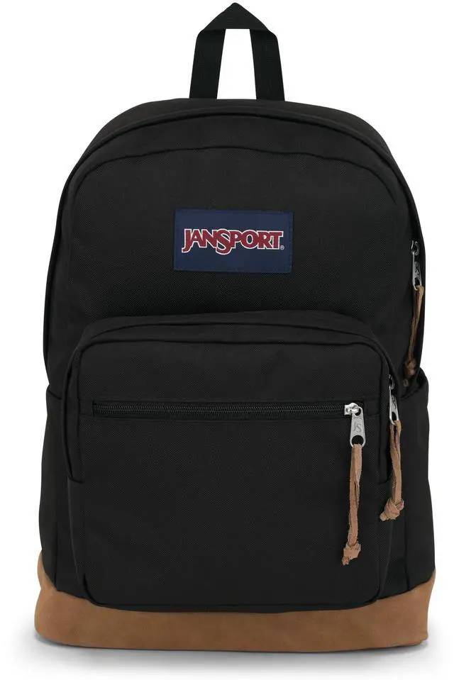 Main image of JanSport Right Pack Backpack - Durable Daypack with Padded 15" Laptop Sleeve, Spacious Main Compartment & Integrated Water Bottle Pocket - Black