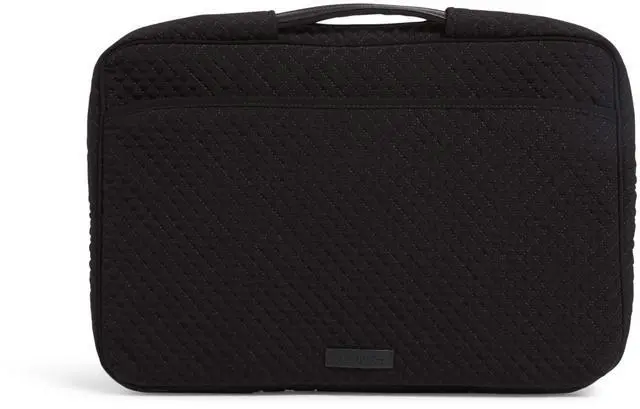Main image of Vera Bradley Women's Microfiber Laptop Organizer, True Black, One Size